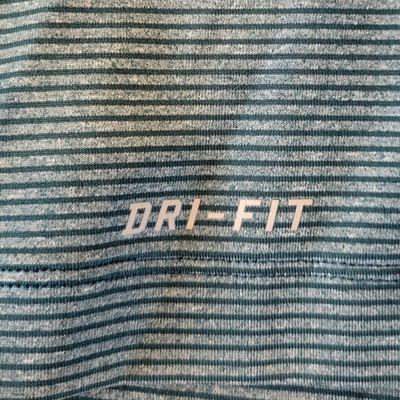 Tiger Woods Collection, Men's, Nike Dri-FIT Golf Polo, Large, Blue and Green - Picture 4 of 9